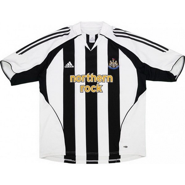 Tailandia Camiseta Newcastle United 1ª Kit Retro 2005 2006 Negro Blanco